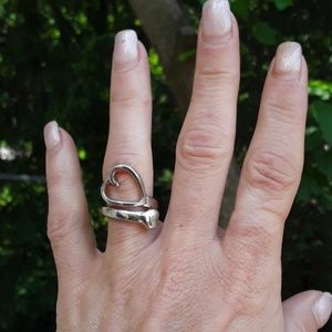 ⚡Double Sided Heart Wrap Ring💕